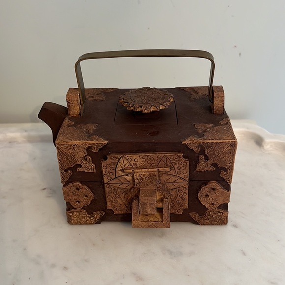 Home Art Decor Vintage Antique Tea Kettle - Picture 5 of 14